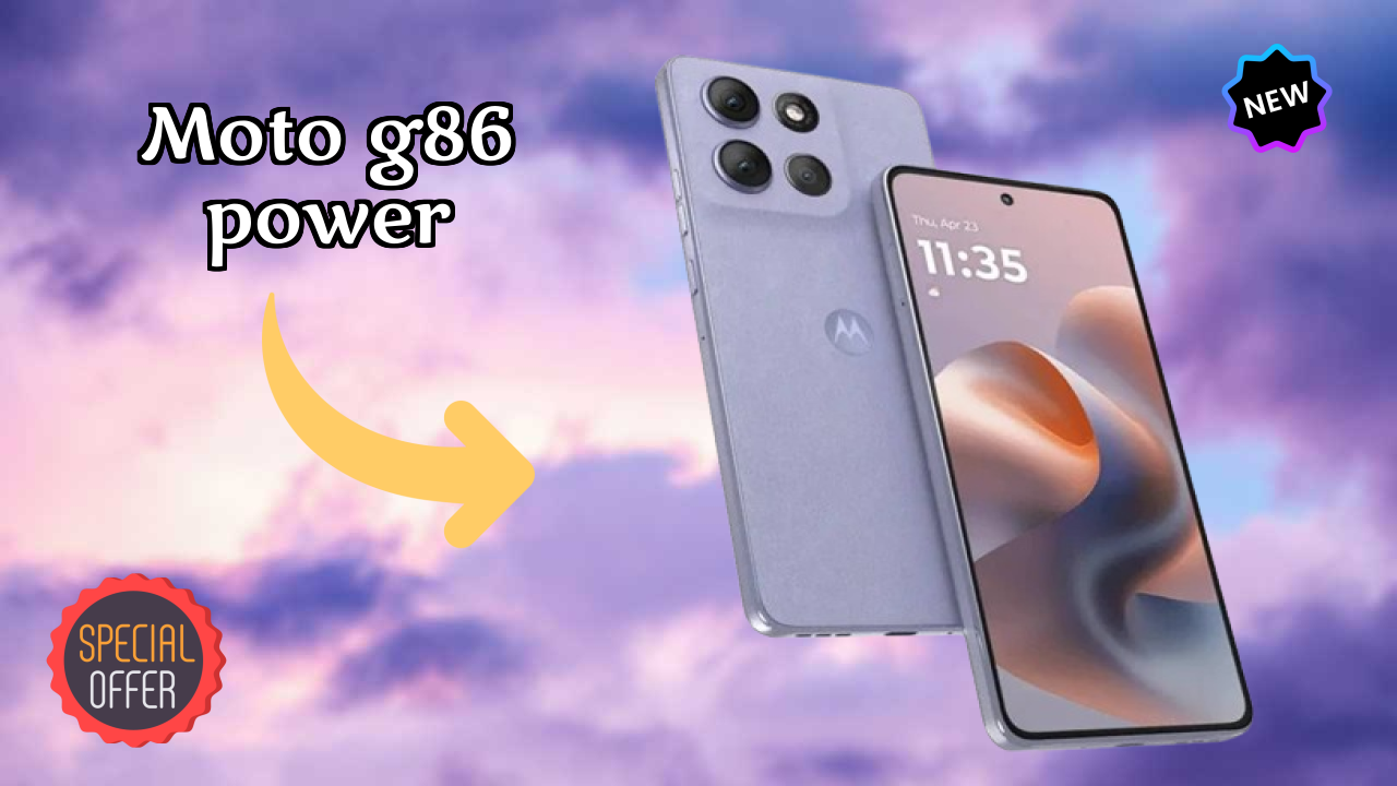 Moto G86 Power Battery Life: 6720 MAh Charging Speed