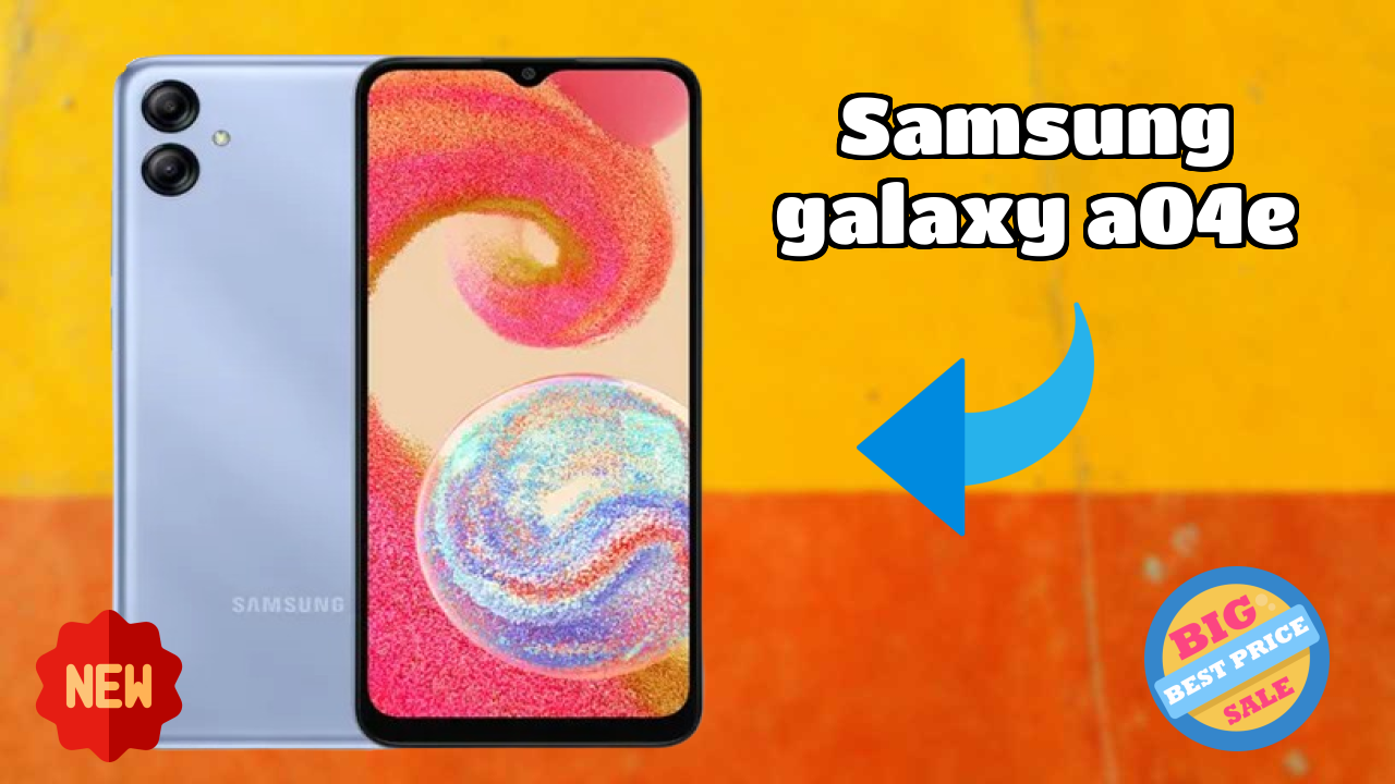 Samsung Galaxy A04e Battery Life: 5000 MAh Charging Speed