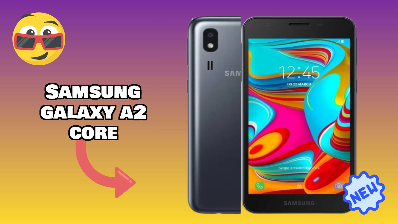 Samsung Galaxy A2 Core Display Size: 5.0 Inches (12.7 Cm) Screen Test