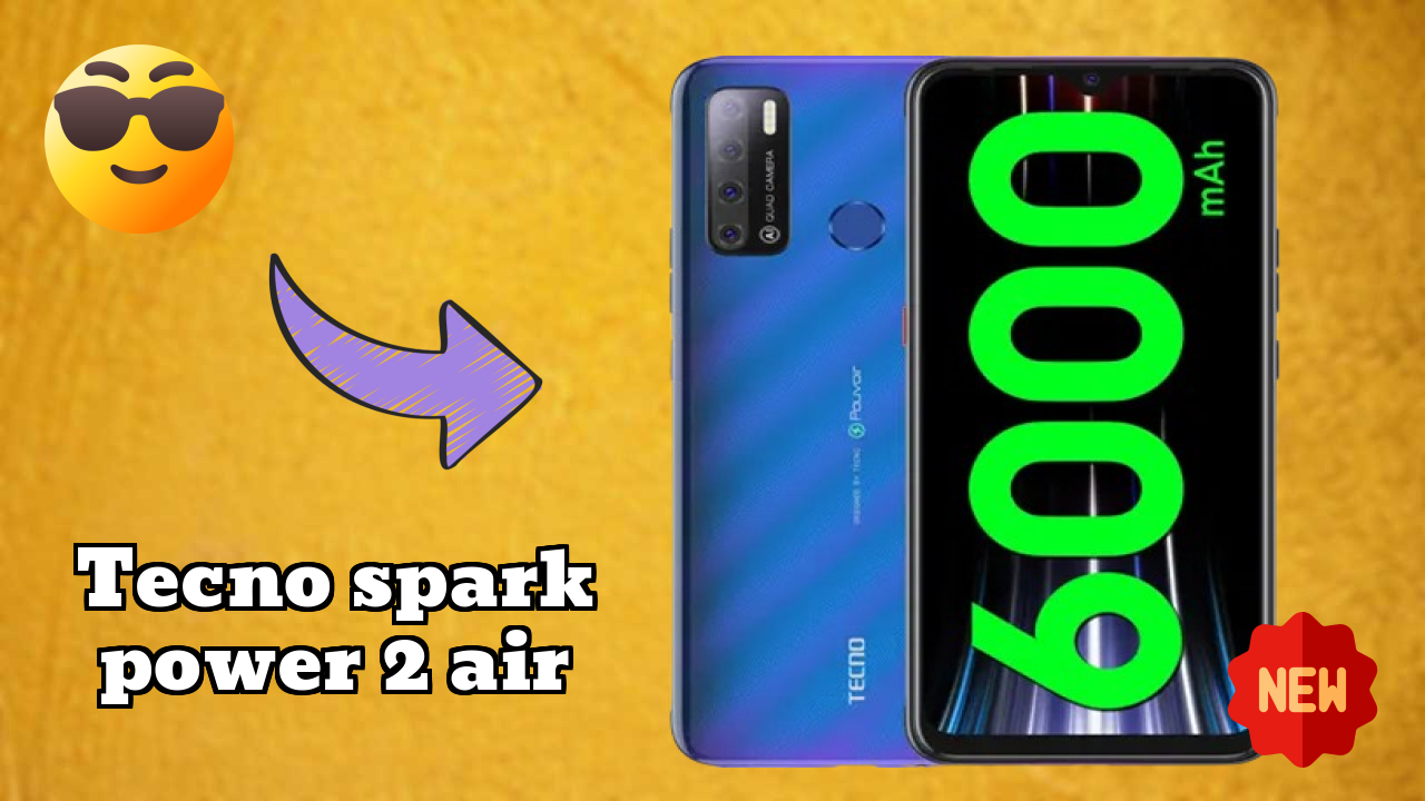 Tecno Spark Power 2 Air at ₹8,499 - Complete Specifications